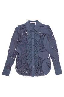 Блузка из хлопкового кружева See By Chloé