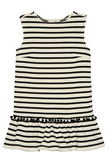 Хлопковое платье в полоску The Marc Jacobs