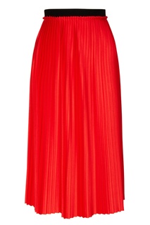 Красная плиссированная юбка Mo&Co