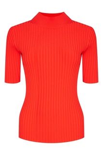 Красная водолазка с короткими рукавами Diane von Furstenberg