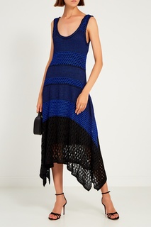 Синее вязаное платье Proenza Schouler