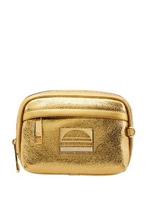 Золотистая кожаная сумка The Marc Jacobs