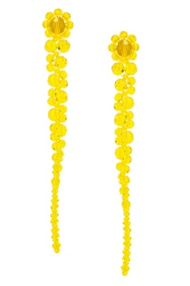 Желтые серьги-подвески Simone Rocha