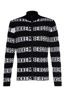 Черная полушерстяная толстовка Dirk Bikkembergs