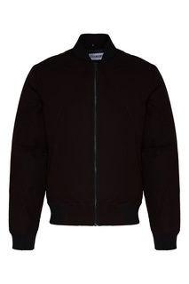 Черный утепленный бомбер Dirk Bikkembergs
