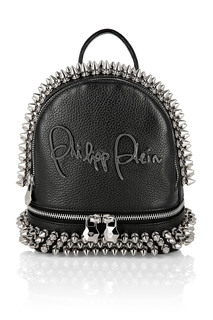 Черный рюкзак с шипами Philipp Plein