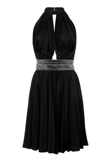 Черное платье с шипами Philipp Plein