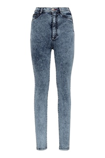 Голубые облегающие джинсы Philipp Plein
