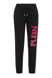 Черные джоггеры с декором Philipp Plein