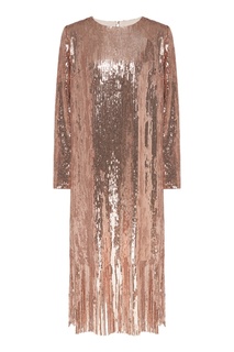 Платье мини с пайетками и бахромой Beri Begi