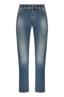 Синие эластичные джинсы Emporio Armani