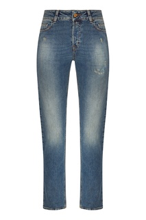 Синие эластичные джинсы Emporio Armani