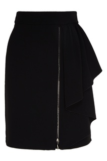Черная юбка с молнией Emporio Armani