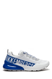 Бело-синие кроссовки Dirk Bikkembergs