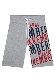 Серые трикотажные шорты Dirk Bikkembergs