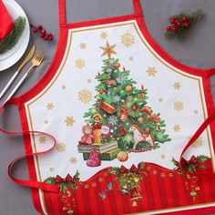 Фартук (65x60 см) Новогодняя сказка Этель