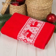 Полотенце для лица (50x90 см) С Новым годом Collorista