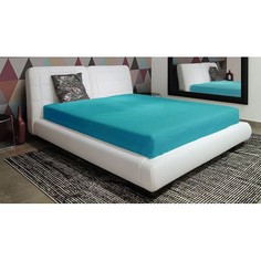 Простынь на резинке Бирюза Этель