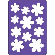 Трафарет для тиснения Fancy Creative Ромашки ПВХ