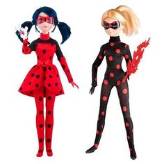 Набор кукол Bandai LadyBug & Cat Noir Леди Баг и АнтиБаг, 26 см, 39812