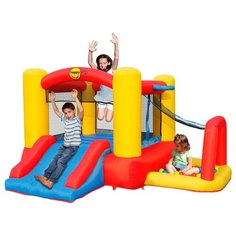 Надувной комплекс Happy Hop Игровой центр 4 в 1 9450