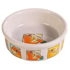 Миска TRIXIE 62952 для грызунов, 300 мл кремовый