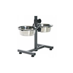 Подставка TRIXIE 24921 с мисками 2 х 1.8 л черный