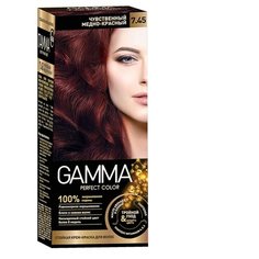 GAMMA Perfect Color краска для волос, 7.45 чувственный медно-красный