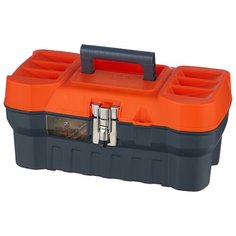 Ящик BLOCKER World of Tanks BR5014 40.8x21x18 см 16 серо-свинцовый/оранжевый