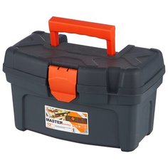 Ящик BLOCKER Master Economy BR6001 32x19.6x18.8 см 12 серо-свинцовый/оранжевый