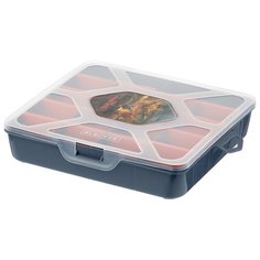 Органайзер BLOCKER World of Tanks BR5005 20x20x4.5 см 8 серо-свинцовый/оранжевый