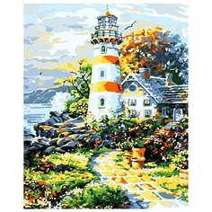 Мосфа Картина по номерам "Старый маяк" 40х50 см (7С-0021)