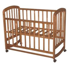 Кроватка Фея 304 (качалка), на полозьях медовый