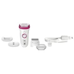 Эпилятор Braun 9-567 Silk-epil 9 Legs, body & face белый/розовый