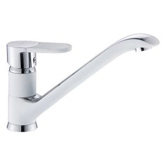 Смеситель для кухни (мойки) Potato P42223 однорычажный двухцветный белый