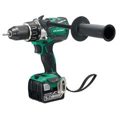 Аккумуляторная дрель-шуруповерт HIKOKI DS14DBL2RJZ Li-Ion 5.0 А·ч 14.4 В х2 кейс 110 Н·м зеленый/черный
