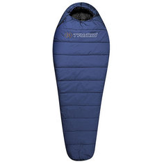 Спальный мешок TRIMM Traper 195 mid.blue с правой стороны