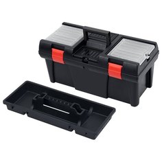 Ящик с органайзером Patrol STUFF Semi Profi 20 52.5x25.6x24.6 см черный/прозрачный/красный