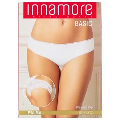 Innamore Трусы Бразильяна средней посадки Palma, размер 4, bianco