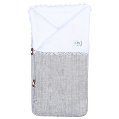 Конверт-одеяло Сонный Гномик Малышок 68 см дымчато-серый
