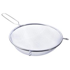 Guangdong Kangli Household Products Co., LTD Сито с ободом и ручкой KL33A01 (FY-020) 20 см серебристый