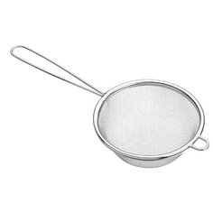 Guangdong Kangli Household Products Co., LTD Сито с ободом и ручкой KL33A02 (FY-009) 9 см серебристый