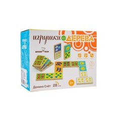 Настольная игра Мир деревянных игрушек Домино Счет Д395