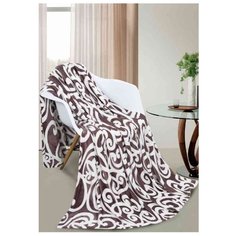 Покрывало Guten Morgen Тирамису, 150 х 200 см, коричневый/белый