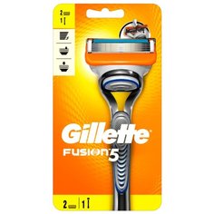 Бритвенный станок Gillette Fusion5, сменные кассеты 2 шт.
