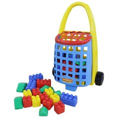 Конструктор Полесье Беби 46888 Забавная тележка