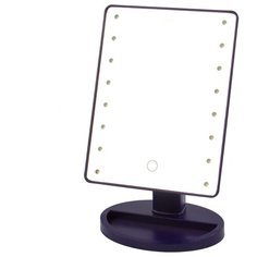 Зеркало косметическое настольное Marta MT-2654 с подсветкой темный топаз