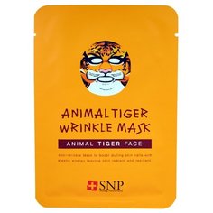 SNP тканевая маска Animal Tiger Wrinkle Mask против морщин, 25 мл