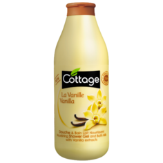 Гель для душа и пена для ванн Cottage Vanilla, 750 мл