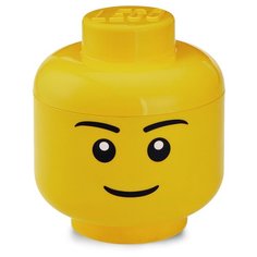Контейнер LEGO Storage Head Large Boy желтый